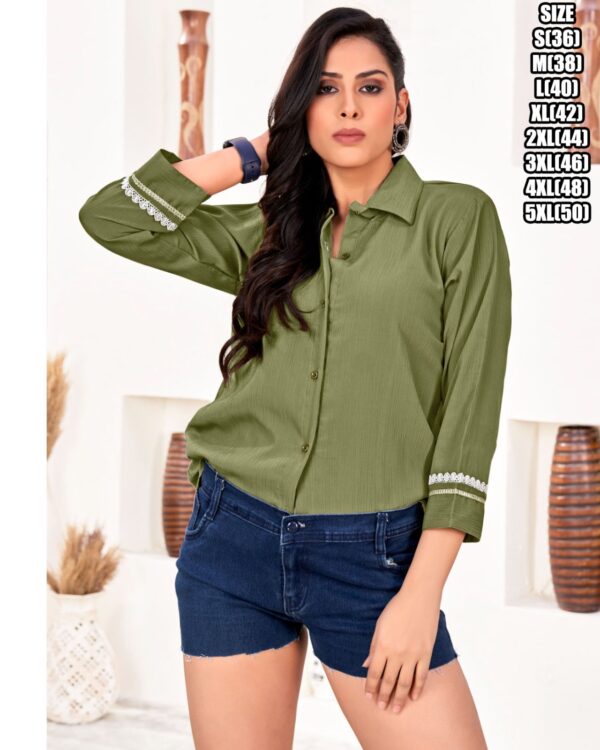 Women's Wear Latest Western Top Collection Stitched Cotton Top For Summer