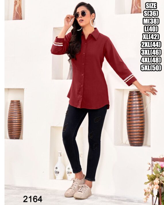 Women's Wear Latest Western Top Collection Stitched Cotton Top For Summer