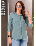 Women's Wear Latest Western Top Collection Stitched Cotton Top For Summer