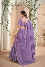 Functional Outfits New Collection For Women's Wear Faux Georgette Embroidered With Sequins Work Lehenga Choli
