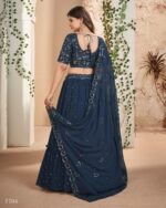 Functional Outfits New Collection For Women's Wear Faux Georgette Embroidered With Sequins Work Lehenga Choli