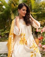 Summer Kurti Set Collection For Women's Wear White Cotton Floral Designer Fancy Kurti Pent Set