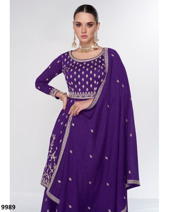 Traditional Wear Premium Silk Designer Top Sarara With Dupatta For Women