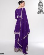 Traditional Wear Premium Silk Designer Top Sarara With Dupatta For Women