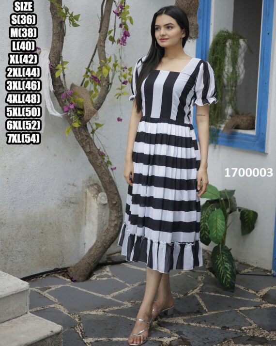 Elegant Party Wear Faux Georgette Heavy Digital Printed Western Maxi Dress