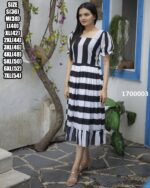 Elegant Party Wear Faux Georgette Heavy Digital Printed Western Maxi Dress