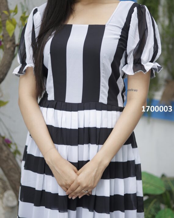 Elegant Party Wear Faux Georgette Heavy Digital Printed Western Maxi Dress