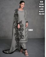 Exclusive Festive Wear Embroidered Designer Organza Silk Kurti Pent With Dupatta Set