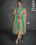 Exclusive Festive Wear Embroidered Designer Organza Silk Kurti Pent With Dupatta Set