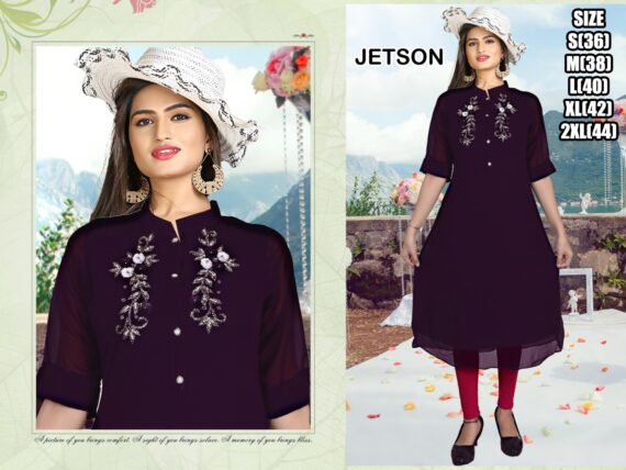 Festive Wear Imported Fabric Western Wear Kurti For Women