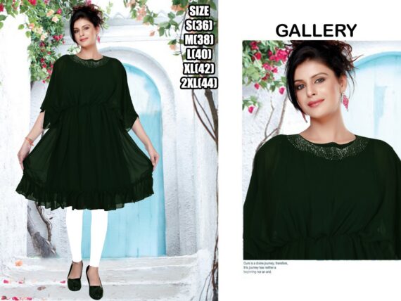 Ethnicrang Women's Wear Heavy Quality Imported Fabric Anarkali Style Kurti