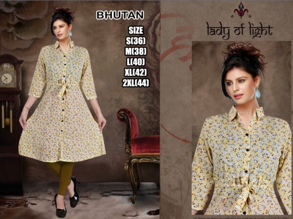 Heavy Quality Fabric Exclusive Designer Women's Wear Kurtis Collection