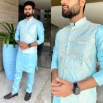 Collection Of Heavy Banglori Silk With Embroidery & Sequance Work Indian Kurta Payjama Sets For Men