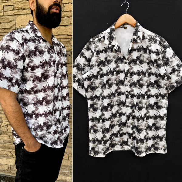Men's Wear Printed Over Size Shirts For Regular And Vacations