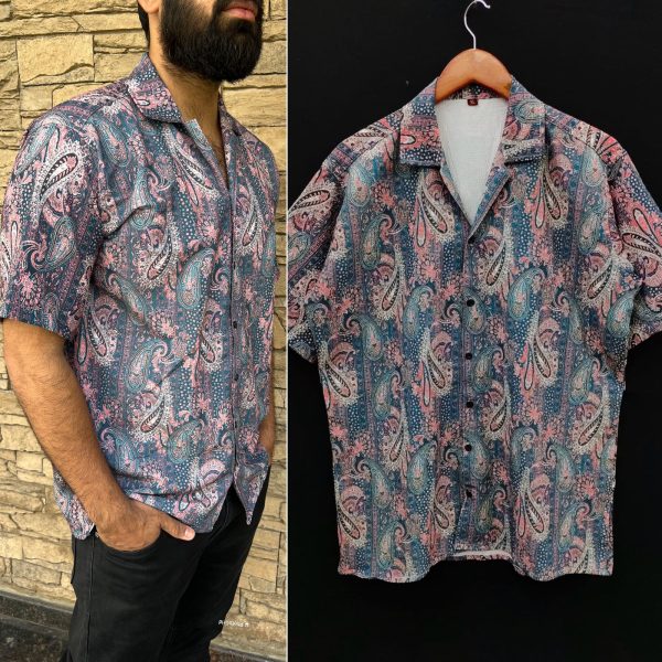 Men's Wear Printed Over Size Shirts For Regular And Vacations