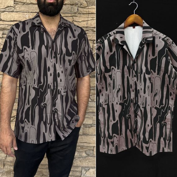 Men's Wear Printed Over Size Shirts For Regular And Vacations