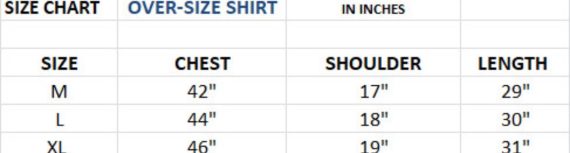 Men's Wear Printed Over Size Shirts For Regular And Vacations