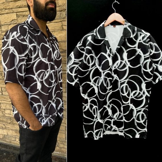 Men's Wear Printed Over Size Shirts For Regular And Vacations