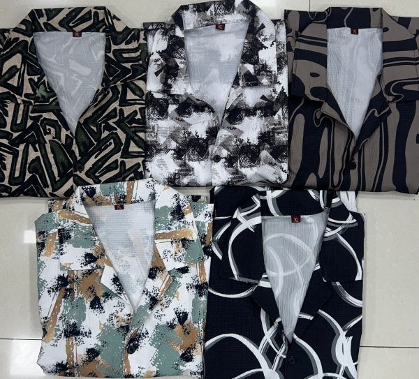 Men's Wear Printed Over Size Shirts For Regular And Vacations