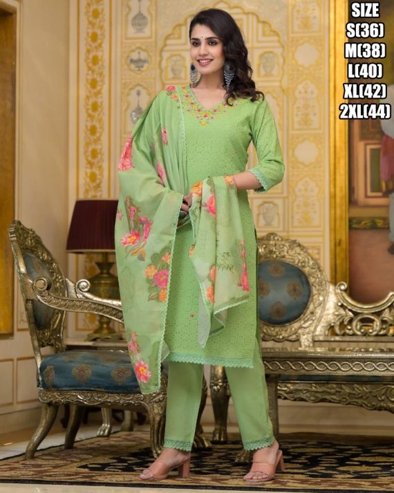 Trendy Collection Of Latest Summer Style Cotton Kurti, Pent Sets With Dupatta Online