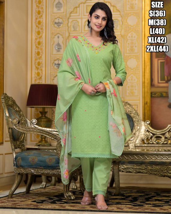 Trendy Collection Of Latest Summer Style Cotton Kurti, Pent Sets With Dupatta Online