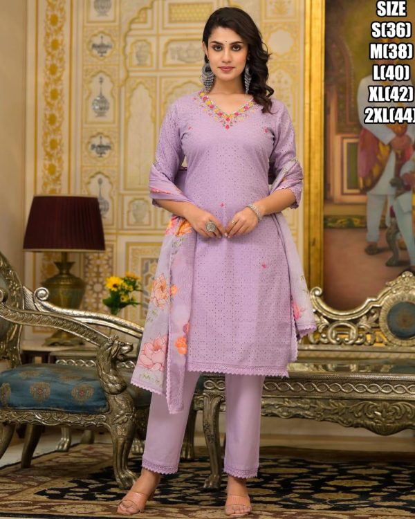 Trendy Collection Of Latest Summer Style Cotton Kurti, Pent Sets With Dupatta Online