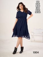 Summer Vibes For Women's Wear Unique Sleeves Pattern And Frill Designer Flair One Peace