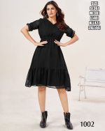 Summer Vibes For Women's Wear Unique Sleeves Pattern And Frill Designer Flair One Peace