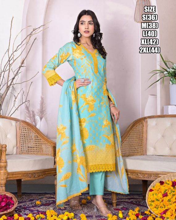 Floral Designer Summer Style Heavy Rayon Chic Dresses For Women