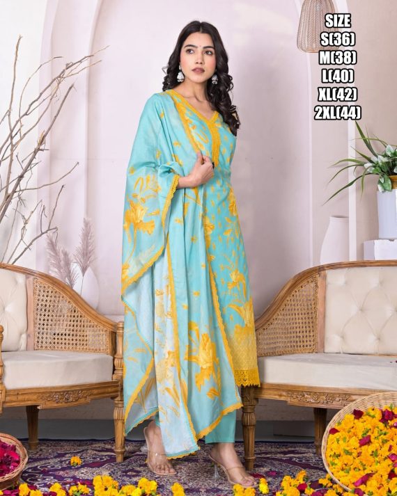 Floral Designer Summer Style Heavy Rayon Chic Dresses For Women