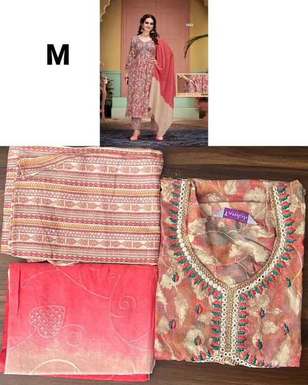 Ethnicrang Aliya Cut Rayon Capsule Foil Printed Readymade Kurti, Pent With Dupatta