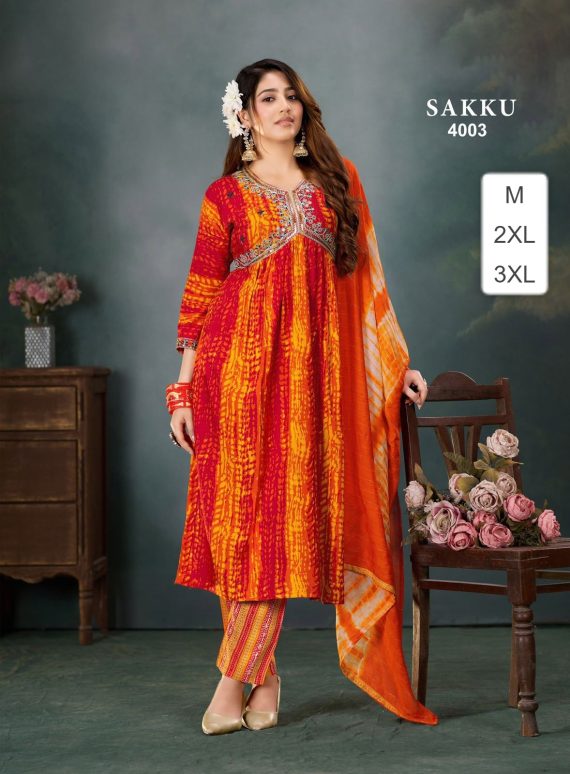 Aliya Cut Best Shibori Rayon Printed Kurti, Pent and Dupatta