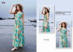 Latest Casual Dresses Collection For Women's Wear Pure Rayon Fabric Long Gown