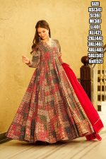 This Stunning Beautiful Digital Printed Ethnic Wear Gown Set Collection