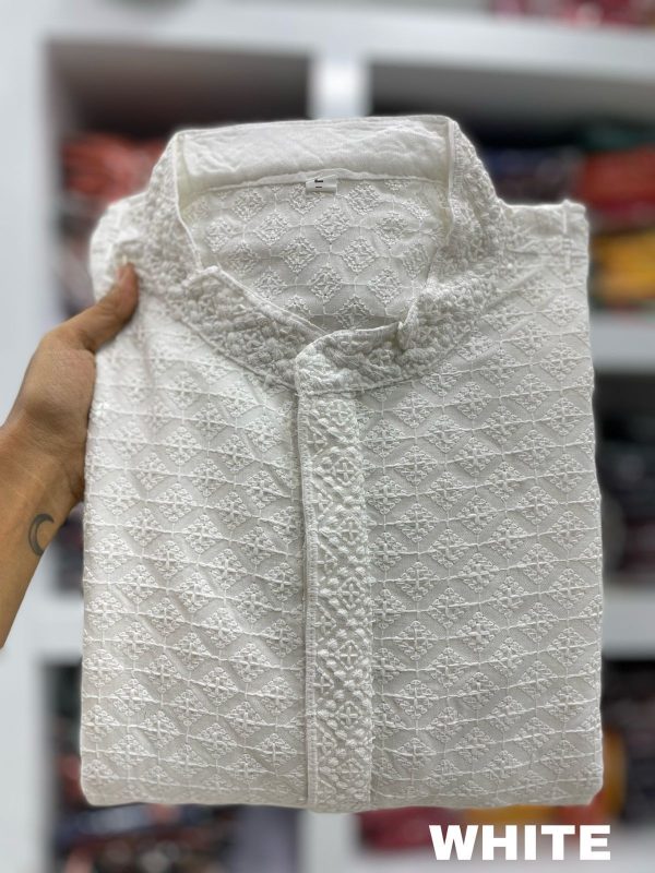 Presenting The Best Traditional Men's Chikan Work Kurta For All Functions