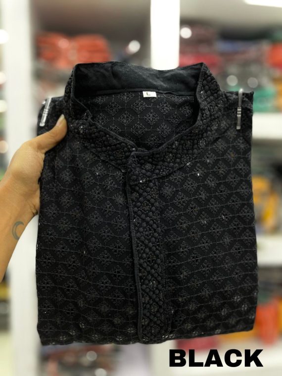Presenting The Best Traditional Men's Chikan Work Kurta For All Functions