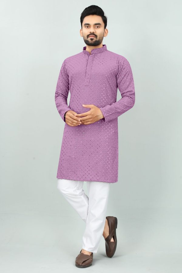 Presenting The Best Traditional Men's Chikan Work Kurta For All Functions