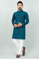 Presenting The Best Traditional Men's Chikan Work Kurta For All Functions