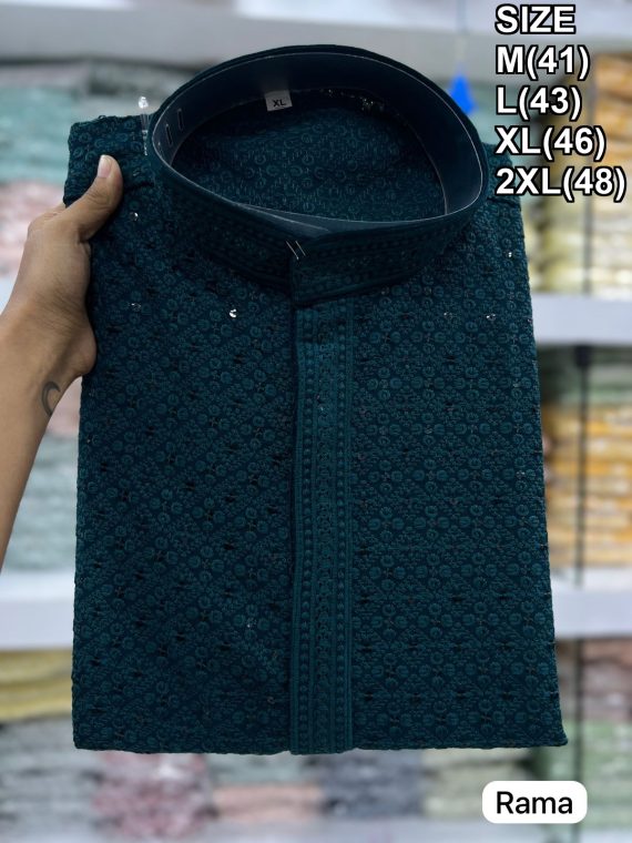 Men's Traditional Chikankari Kurta For All Elegant Occasions