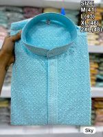 Men's Traditional Chikankari Kurta For All Elegant Occasions