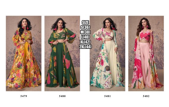 Perfact For Trendy And Amazing Functional Wear Pure French Crepe Silk Embroidered Shrug Set