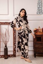 Summer Collection Of Women's Kurti Set, Embroidery Designer Heavy Rayon Stitched Kurti With Pent