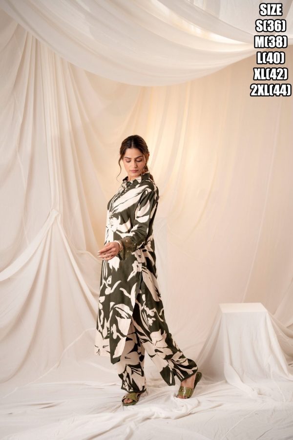 Summer Collection Of Women's Kurti Set, Embroidery Designer Heavy Rayon Stitched Kurti With Pent