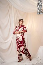 Summer Collection Of Women's Kurti Set, Embroidery Designer Heavy Rayon Stitched Kurti With Pent