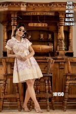 Summer Stylish Accesories For Women's Wear Heavy Quality Cotton Tunic Tops