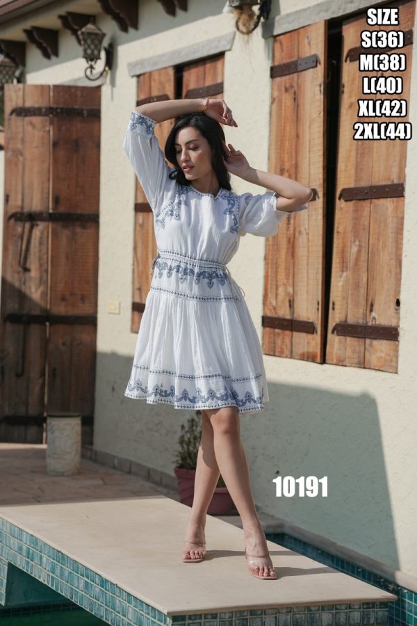 Summer Stylish Accesories For Women's Wear Heavy Quality Cotton Tunic Tops