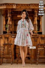 Summer Stylish Accesories For Women's Wear Heavy Quality Cotton Tunic Tops