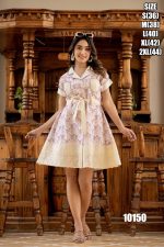 Summer Stylish Accesories For Women's Wear Heavy Quality Cotton Tunic Tops