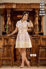 Summer Stylish Accesories For Women's Wear Heavy Quality Cotton Tunic Tops