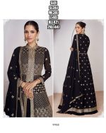 Wedding Wear Real Georgette Embroidery Designer Top And Skirt With Dupatta